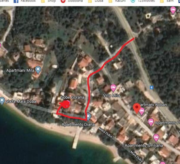 Hotel Sobe Gorana Živogošće Exterior foto